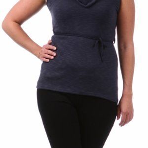 Poliana Plus Cowl neck no sleeves top